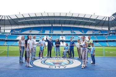 A visita guiada ao estádio do Manchester City